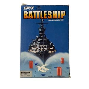 Battleship C64/128 Commodore 64 Retro PC Game Vintage Epyx 1988
